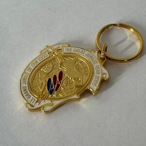 The Great Jubilee‎ Year 2000 Keychain Le Grand Jubilee De L'an Religious Gold